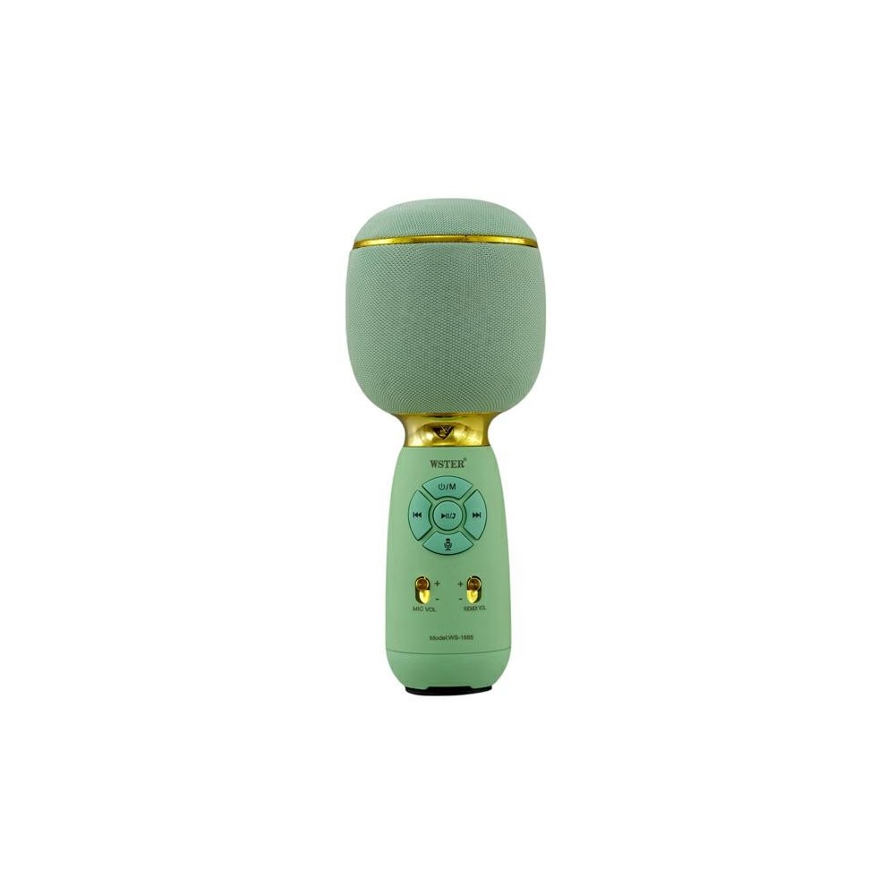 MICROFONO CASSA BLUETOOTH VERDE